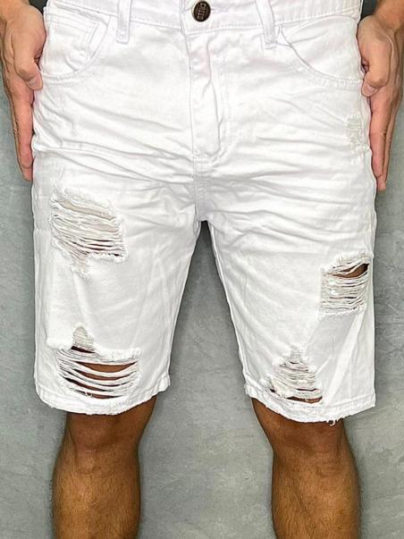 shorts jeans creed branco